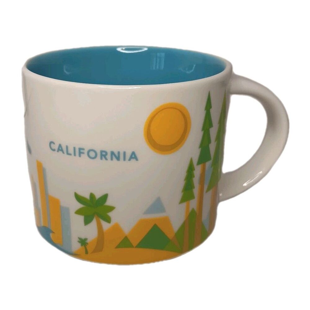Starbucks California Are Here Collection YAH 2013 Coffee Mug Retired 14 oz - Picture 3 of 8